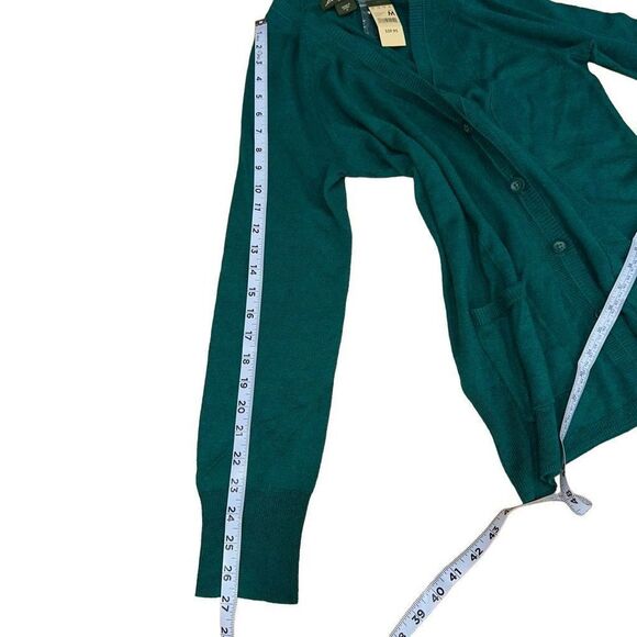 Eddie Bauer Green Cardigan Sweater - Picture 9 of 11
